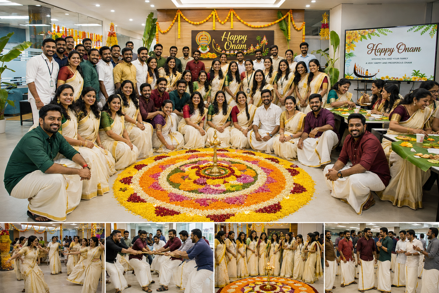 Vibrant Color Festival Interaction Event